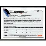 2021 Topps Chrome Formula 1 F1 CREW #83 Mattia Binotto