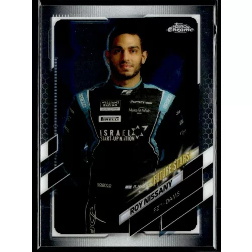 2021 Topps Chrome Formula 1 F2 RACERS FUTURE STARS #72 Roy Nissany