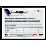 2021 Topps Chrome Formula 1 F2 RACERS FUTURE STARS #72 Roy Nissany