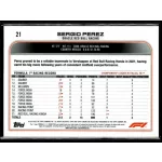 2022 Topps Chrome Formula 1 Racing  #21 Sergio Perez