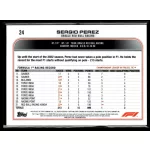 2022 Topps Chrome Formula 1 Racing  #24 Sergio Perez
