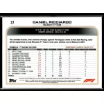 2022 Topps Chrome Formula 1 Racing  #37 Daniel Ricciardo