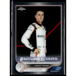   2022 Topps Chrome Formula 1 Racing Future Stars #84 Marcus Armstrong
