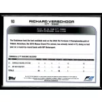 2022 Topps Chrome Formula 1 Racing Future Stars #93 Richard Verschoor