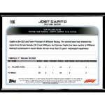 2022 Topps Chrome Formula 1 Racing F1 CREW TEAM #106 Jost Capito