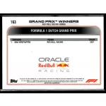 2022 Topps Chrome Formula 1 Racing GRAND PRIX WINNERS #163 Max Verstappen