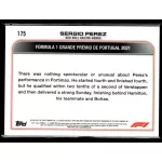 2022 Topps Chrome Formula 1 Racing GRAND PRIX DRIVER OF THE DAY #175 Sergio Perez