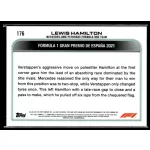 2022 Topps Chrome Formula 1 Racing GRAND PRIX DRIVER OF THE DAY #176 Lewis Hamilton
