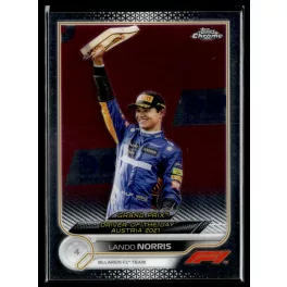   2022 Topps Chrome Formula 1 Racing GRAND PRIX DRIVER OF THE DAY #181 Lando Norris