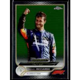   2022 Topps Chrome Formula 1 Racing GRAND PRIX DRIVER OF THE DAY #185 Daniel Ricciardo