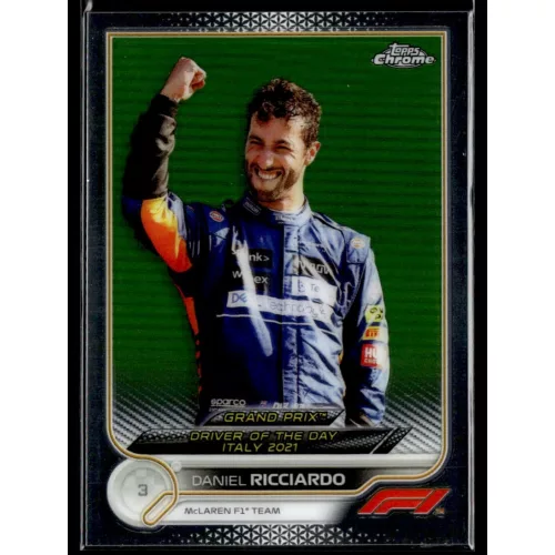 2022 Topps Chrome Formula 1 Racing GRAND PRIX DRIVER OF THE DAY #185 Daniel Ricciardo