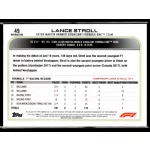 2022 Topps Chrome Formula 1 Racing Refractor #49 Lance Stroll