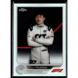   2022 Topps Chrome Formula 1 Racing Refractor #61 Yuki Tsunoda