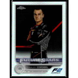   2022 Topps Chrome Formula 1 Racing Future Stars Refractor #98 Amaury Cordeel