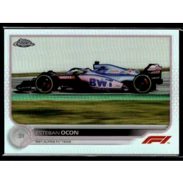   2022 Topps Chrome Formula 1 Racing F1 CARS Refractor #116 Esteban Ocon