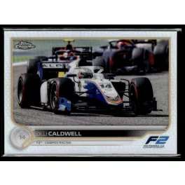   2022 Topps Chrome Formula 1 Racing F2 CARS Refractor #141 Olli Caldwell