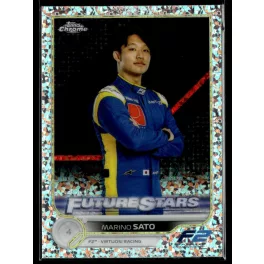   2022 Topps Chrome Formula 1 Racing Future Stars - Mini Diamonds Refractor #80 Marino Sato 051/299