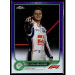 2022 Topps Chrome Formula 1 Racing Purple/Green Refractor #69 Mick Schumacher