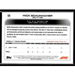 2022 Topps Chrome Formula 1 Racing Purple/Green Refractor #69 Mick Schumacher