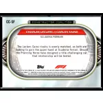 2022 Topps Chrome Formula 1 Racing Constructors Coalition #CC-SF Charles Leclerc/Carlos Sainz