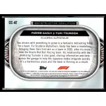 2022 Topps Chrome Formula 1 Racing Constructors Coalition #CC-AT Pierre Gasly/Yuki Tsunoda