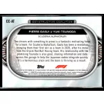 2022 Topps Chrome Formula 1 Racing Constructors Coalition #CC-AT Pierre Gasly/Yuki Tsunoda