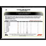 2022 Topps Chrome Formula 1 Racing  #31 Carlos Sainz