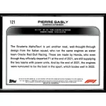 2022 Topps Chrome Formula 1 Racing  #121 Pierre Gasly