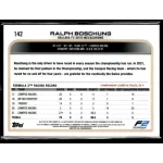 2022 Topps Chrome Formula 1 Racing  #142 Ralph Boschung