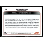 2022 Topps Chrome Formula 1 Racing  #184 Sergio Perez