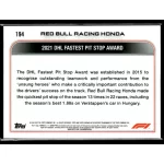 2022 Topps Chrome Formula 1 Racing  #194 Red Bull Racing Honda