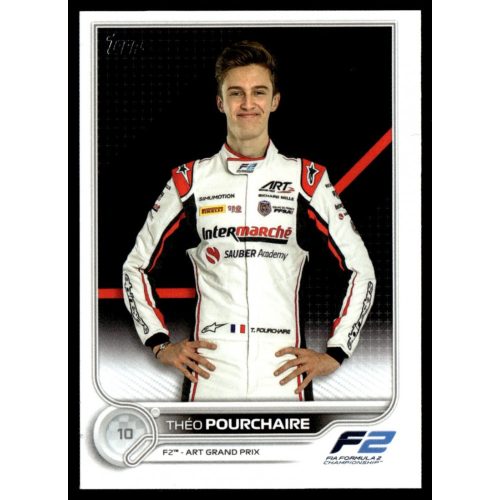 2022 Topps Formula 1 Racing F2 DRIVERS #86 Théo Pourchaire