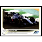 2022 Topps Formula 1 Racing F2 CARS #132 Marino Sato