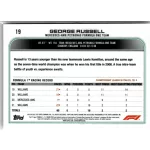2022 Topps Chrome Formula 1 F1 DRIVERS #19 George Russell