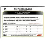 2022 Topps Chrome Formula 1 F1 DRIVERS #27 Charles Leclerc