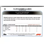 2022 Topps Chrome Formula 1 F1 DRIVERS #56 Alexander Albon