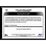 2022 Topps Chrome Formula 1 CARS #146 Calan Williams