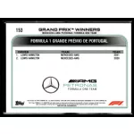 2022 Topps Chrome Formula 1 GRAND PRIX WINNERS #153 Lewis Hamilton