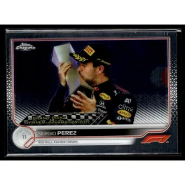   2022 Topps Chrome Formula 1 GRAND PRIX WINNERS #156 Sergio Perez