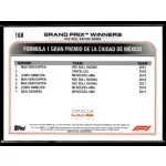 2022 Topps Chrome Formula 1 GRAND PRIX WINNERS #168 Max Verstappen