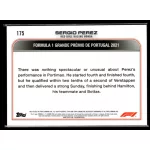 2022 Topps Chrome Formula 1 GRAND PRIX DRIVER OF THE DAY #175 Sergio Perez