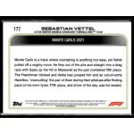 2022 Topps Chrome Formula 1 GRAND PRIX DRIVER OF THE DAY #177 Sebastian Vettel