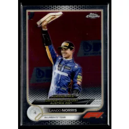   2022 Topps Chrome Formula 1 GRAND PRIX DRIVER OF THE DAY #181 Lando Norris