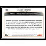 2022 Topps Chrome Formula 1 GRAND PRIX DRIVER OF THE DAY #181 Lando Norris