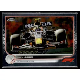   2022 Topps Chrome Formula 1 GRAND PRIX DRIVER OF THE DAY #184 Sergio Perez