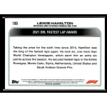 2022 Topps Chrome Formula 1 AWARD WINNERS #195 Lewis Hamilton