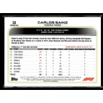 2022 Topps Chrome Formula 1 Refractor F1 DRIVERS #30 Carlos Sainz