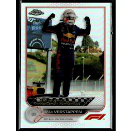   2022 Topps Chrome Formula 1 Refractor GRAND PRIX WINNERS #152 Max Verstappen