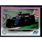 2022 Topps Chrome Formula 1 Pink Refractors  #136 Marcus Armstrong 22/75