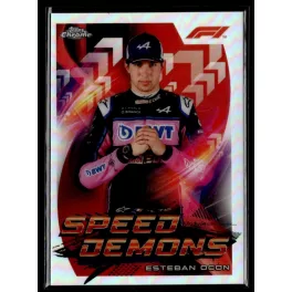   2022 Topps Chrome Formula 1 Speed Demons  #SD-EO Esteban Ocon